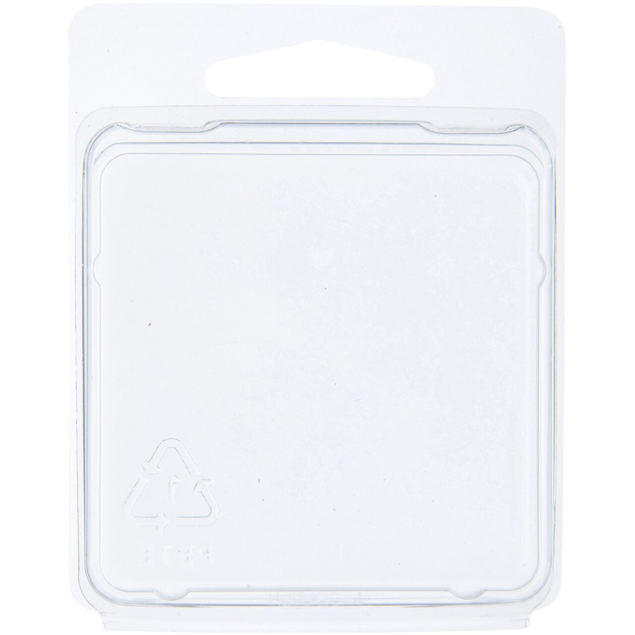 Collecting Warehouse Clear Plastic Clamshell Package / Storage Container, 2.375" H x 2.375" W x 0.625" D